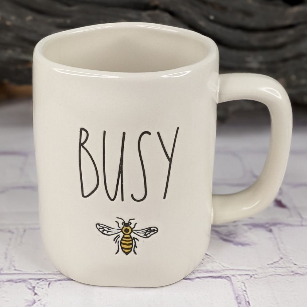 Rae Dunn BUSY BEE Ceramic Mug